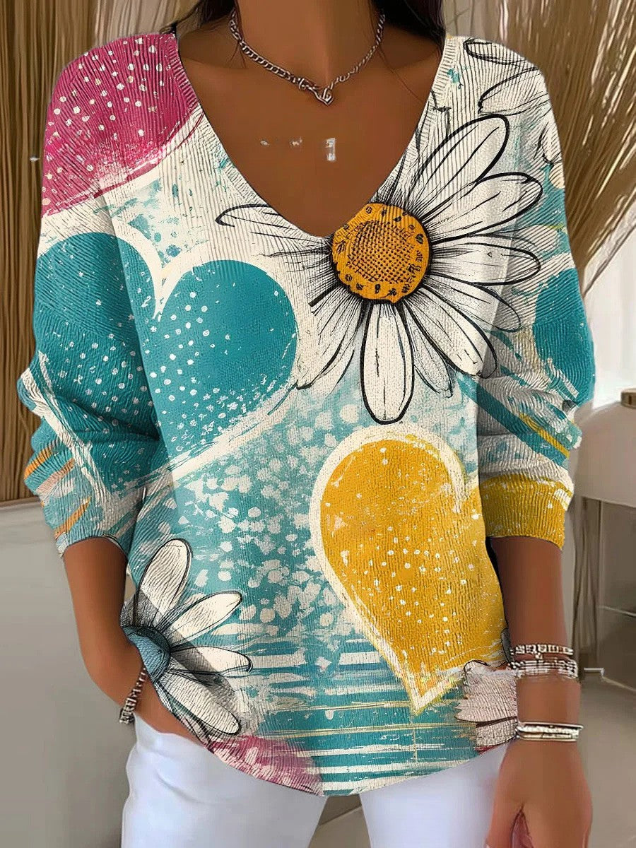 HELENE | Maglione con scollatura a V