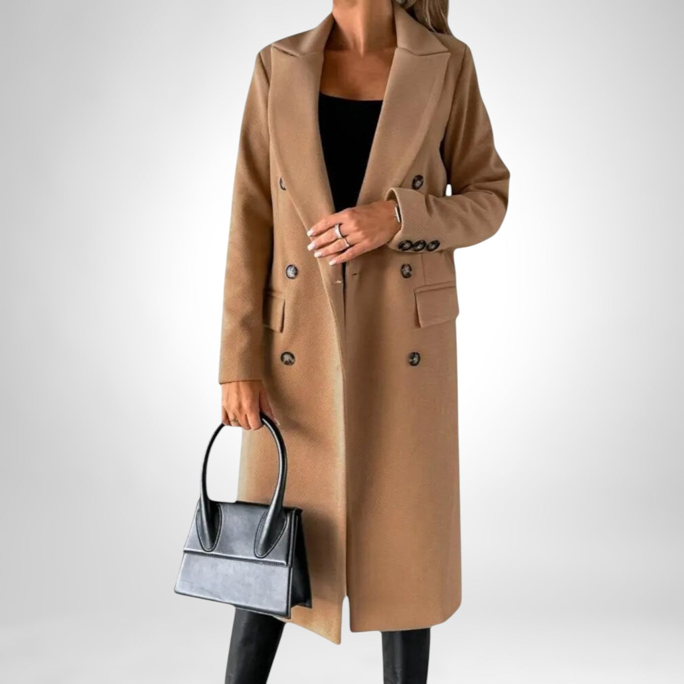 Desiderio™ | Cappotto lungo con doppi bottoni