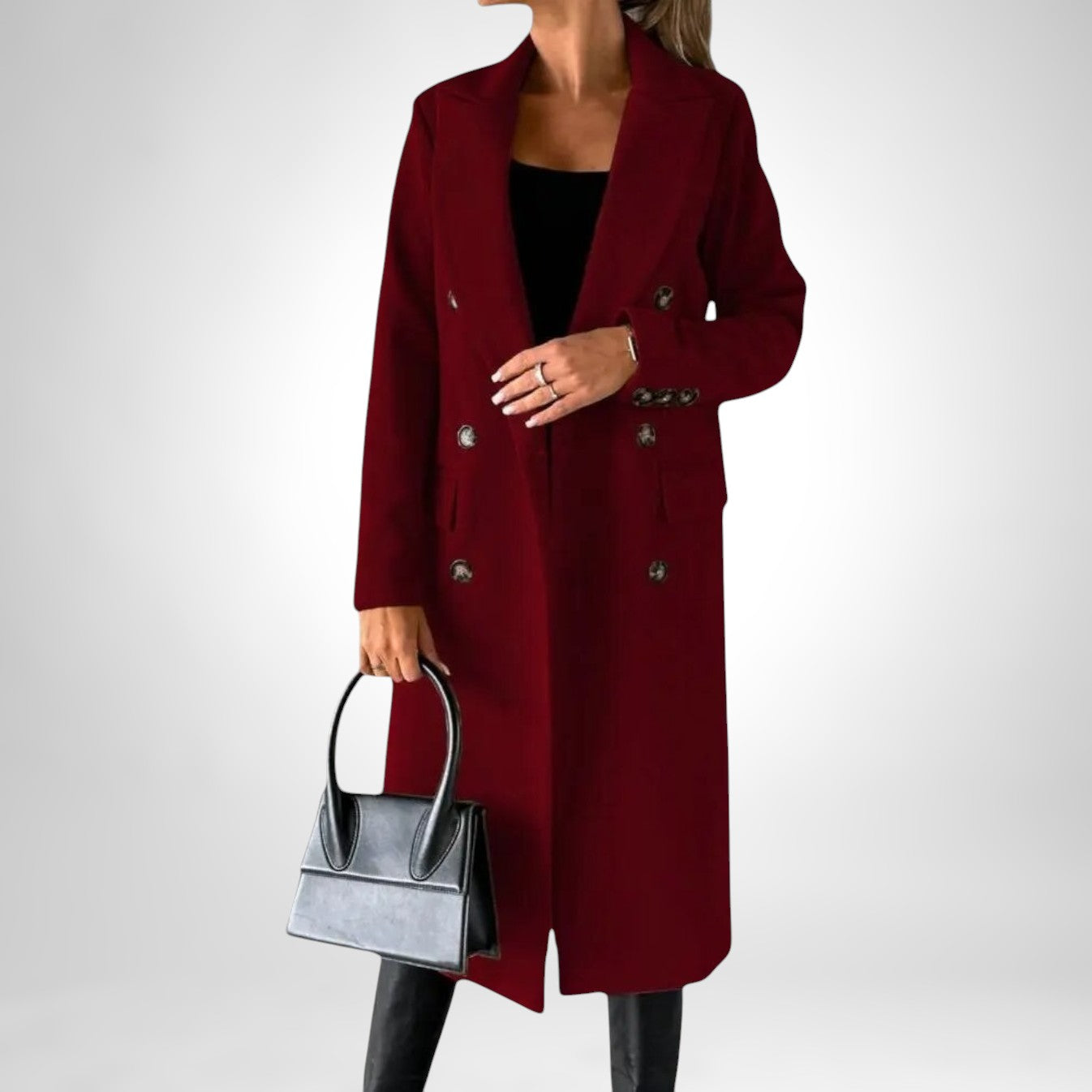 Desiderio™ | Cappotto lungo con doppi bottoni