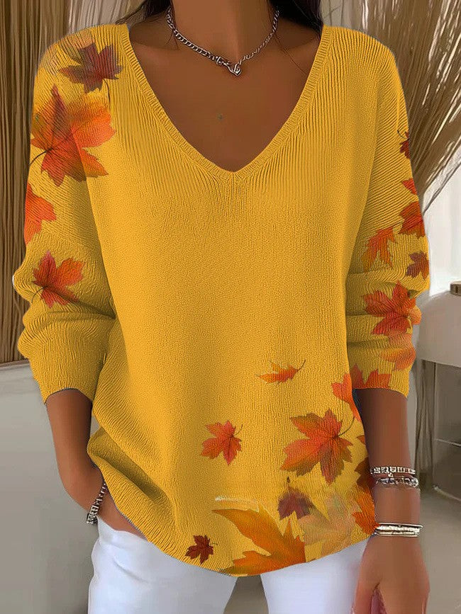 AURELIE | Maglione con scollatura a V