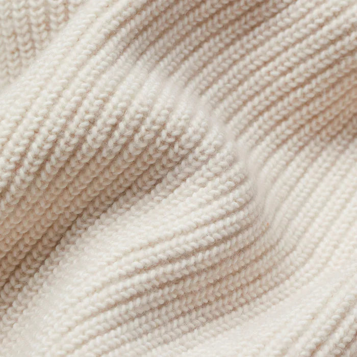 Bianca | Maglione in maglia con tasche
