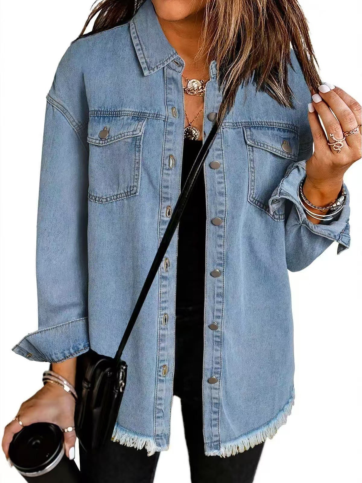 KATJA | Giacca di Jeans Classica da Giorno