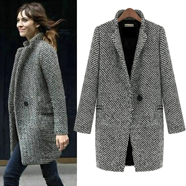 Chelsea™ | Cappotto lungo a scacchi