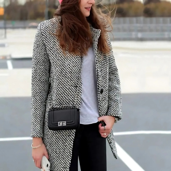 Chelsea™ | Cappotto lungo a scacchi
