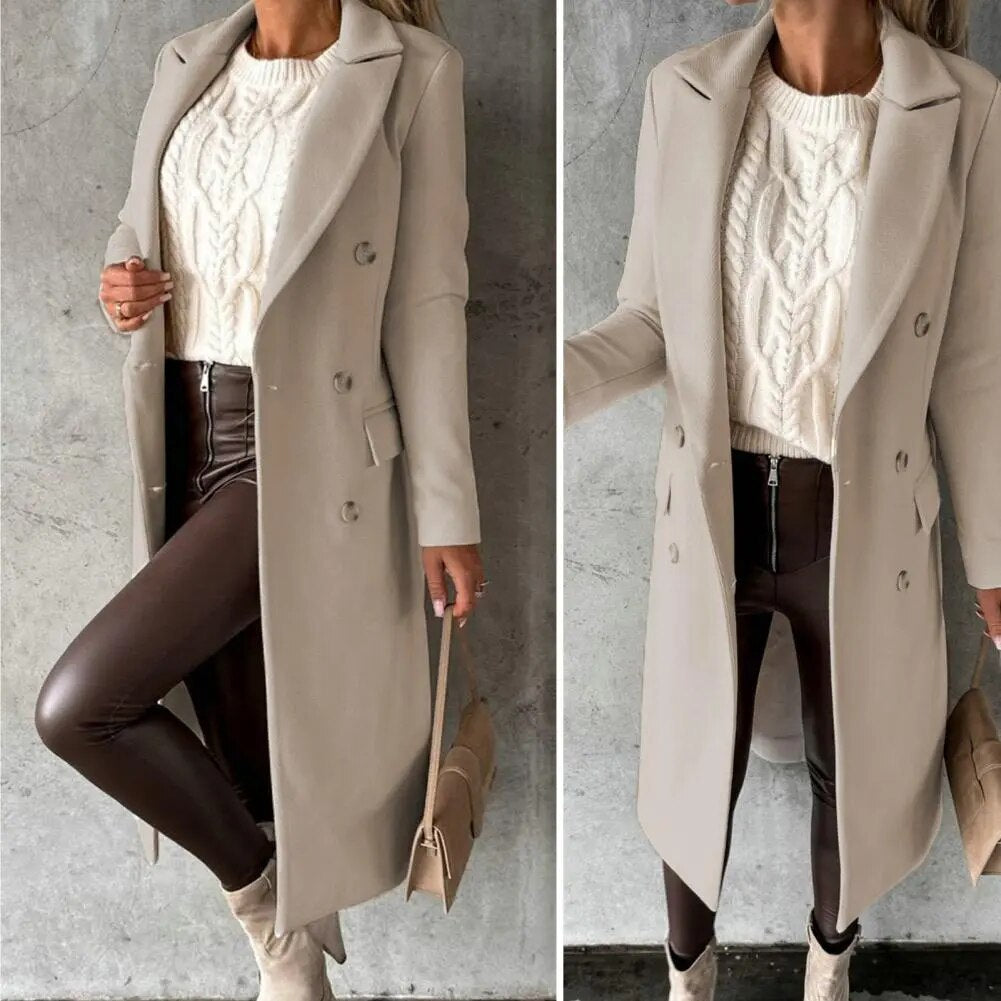 Desiderio™ | Cappotto lungo con doppi bottoni
