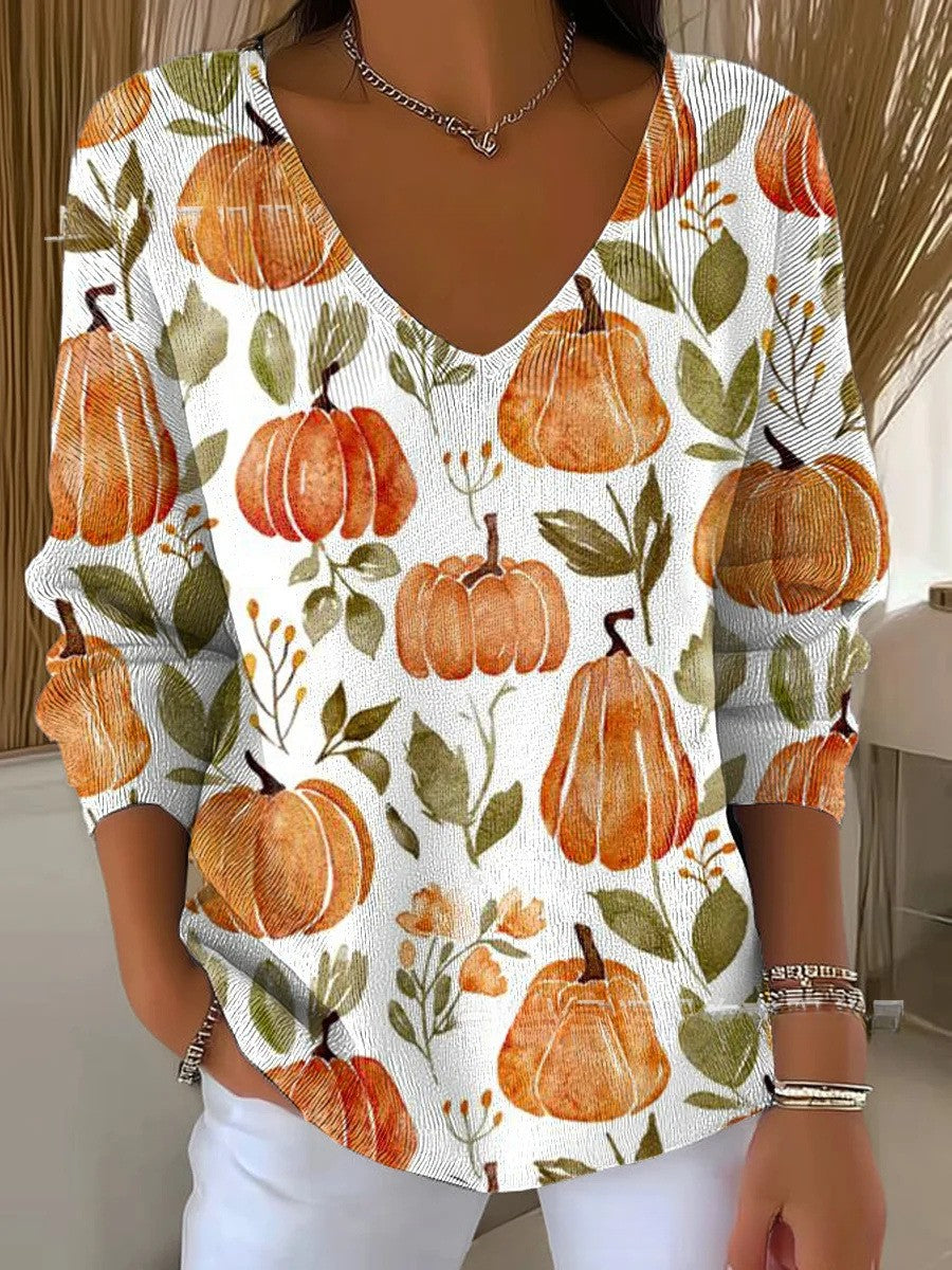 EMILIE | Maglione in maglia con scollatura a V