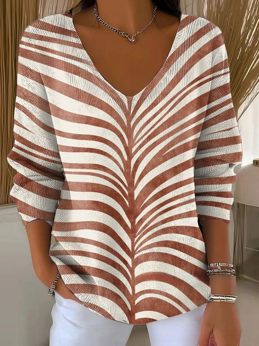 VALERIE | Maglione in maglia con scollo a V