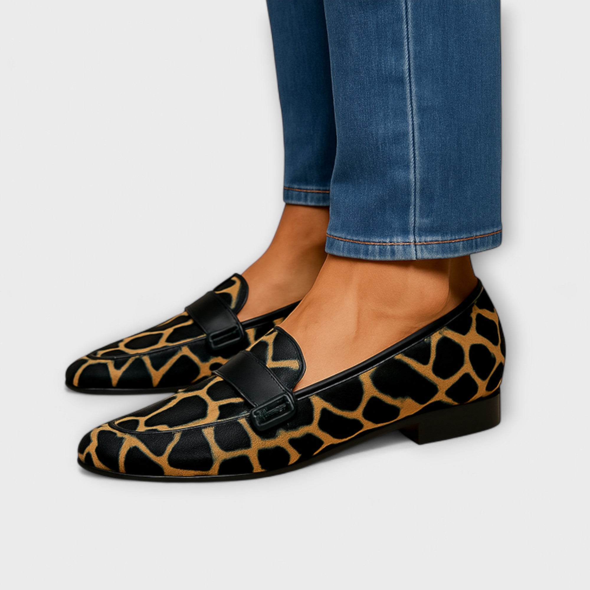 Wale - Mocassino con Stampa Leopardo